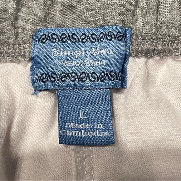 Simply Vera Wong Mini White Short Women size Large - Picture 7 of 12